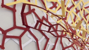Exploring the ideas of form and structure, this project uses shredded paper to create voids and densities that represent anatomy.