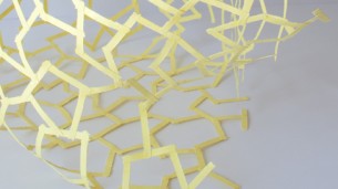 The goal of this project is to prove that shredded paper can be elevated to a higher level of appeal through delicate connections and structure.